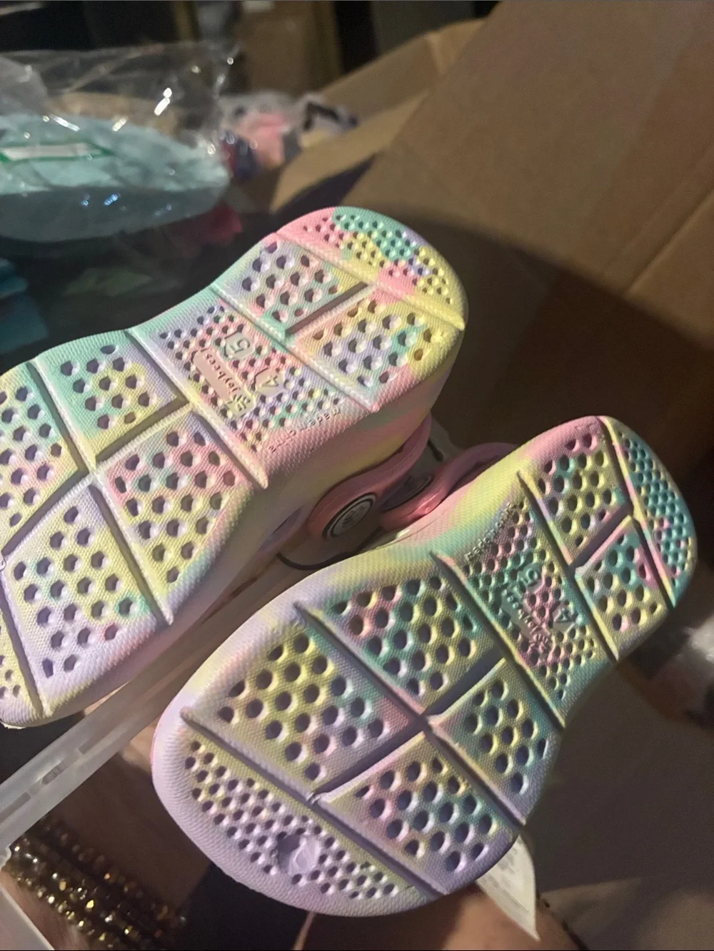 Kids Pastel Tie-Dye Clog - Pink/Multicolor